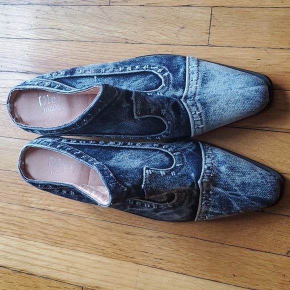 MeisileHeels Summer Breathable Casual Slippers Fashion Women Beach Denim Slip On - Picture 4 of 8